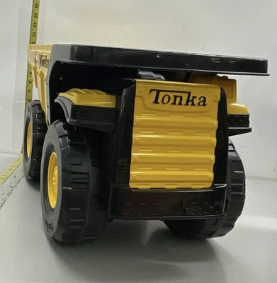 Tonka Classic Mighty Dump Truck Toy Large Yellow Plastic Construction Vehicle - Image 1 of 4