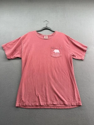 Georgia Bulldogs Shirt Mens Large Red NCAA Football UGA Graphic Pocket Tee - Image 1 of 4