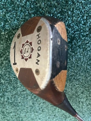Vintage Ben Hogan Apex Speed Slot Persimmon Driver Regular Flex Steel Shaft - Image 1 of 4