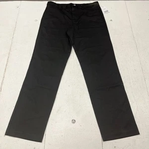 NEXT Black Flat Front Straight Dress Uniform Slacks Boys Size 15 Regular NEW - Picture 1 of 7