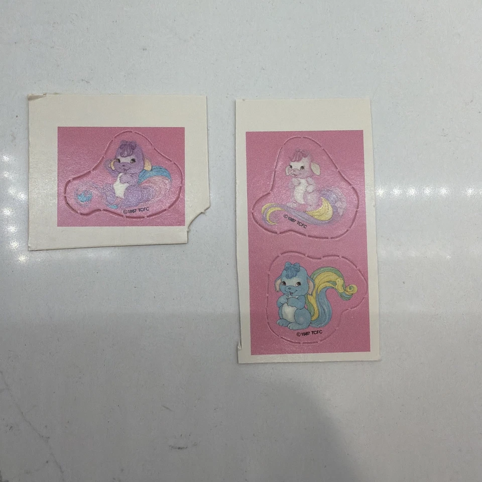 Fichas de cola de pixieta rosa de repuesto vintage Lady Lovely Locks & The Pixietails Foto 1 de 1