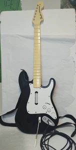 Xbox 360 Rock Band Harmonix Fender Stratocaster Wired Guitar 822152 UNTESTED - Picture 1 of 10