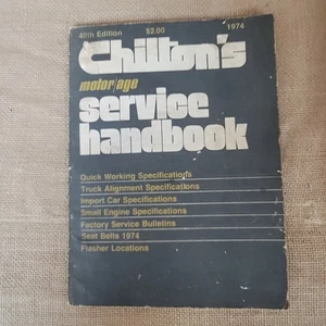 Chilton's Motor/Age Service Handbook 49th Edition - Bild 1 von 7