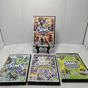 Lotto Espansione Sims 3 pz, Generazioni, Ambizioni, Loft High-end, Avventure Mondiali - Foto 1 di 2