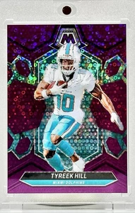 2024 Panini Mosaic Tyreek Hill #137 No Huddle Viola Mosaic Prizm /50 - Foto 1 di 3