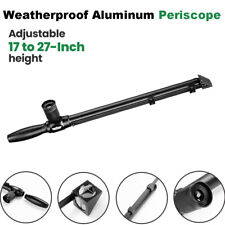 Periscope 20" - 27" Weatherproof Aluminum Periscope, 5x20 Magnification, Black