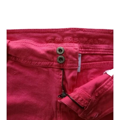 Shorts elástico azul asfalto tamanho 13 rosa coral desgastado - Imagem 1 de 4
