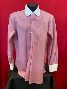 Jack Taylor Beverly Hills Red LS Men's Dress Shirt 16-33 100% Cotton NWOT - Picture 1 of 5