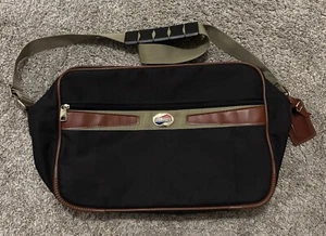 American Tourister Black And Brown Carry On Bag with Shoulder Strap - Picture 1 of 4