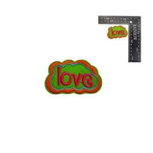 Parche Love Verde Termoadhesivo Plancha Calor Ropa Patch Clothing iron Amor - Imagen 1 de 1