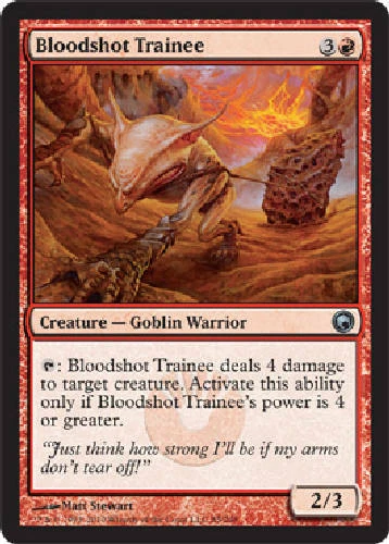 BLOODSHOT TRAINEE X4 4 4X Scars of Mirrodin MTG Magic Cards DJMagic - Image 1 of 1