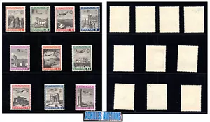 Greece. NATIONAL YOUTH ORGANIZATION EON, RRR MNH Set of 10 Greek Stamp Year 1940 - Picture 1 of 12