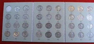 Medio dólar Walking Liberty 1916-1936 circ nueva carpeta Harris WL36 - Imagen 1 de 10