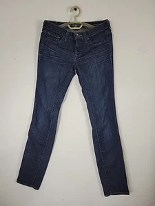 Lucky Brand Charlie Skinny Womens Jeans Size 2/26 Low Rise Med Wash Blue Denim - Picture 1 of 10