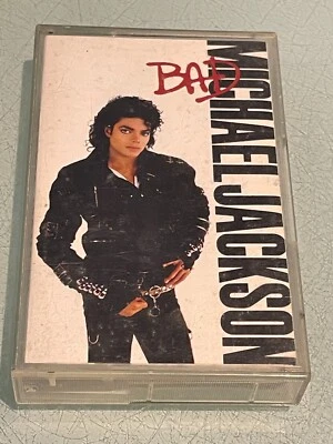 Michael Jackson - Bad - Cassette Tape Album - 1987 Epic/MJJ - 10 Great Tracks - Image 1 of 4