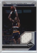 2011-12 Panini Limited Decade Dominance Materials /99 Alex English #6 HOF
