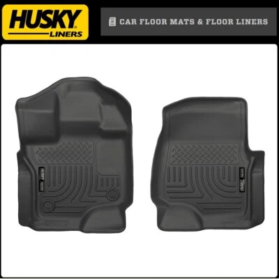 Husky Liners WeatherBeater Floor Mats for 15-25 Ford F-150 SuperCab (Extended) - Image 1 of 4