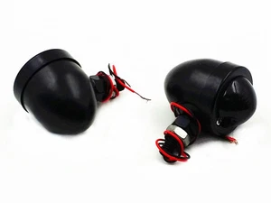 Smoke BULLET TURN SIGNAL for Honda Kawasaki Suzuki Yamaha Cruiser Chopper Custom - Imagen 1 de 7