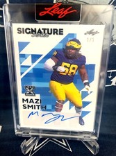 2023 Leaf SIGNATURE SERIES Dallas Cowboys MAZI SMITH Autograph AUTO Rooki RC 1/1