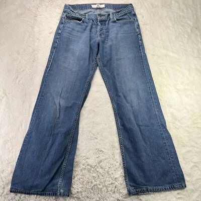 Jeans Joie para mujer acampanados Y2K modelo 400-1042 m azul dobladillo talla 32x30 EE. UU. Foto 1 de 4