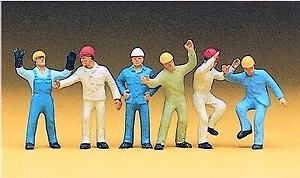 H0 Preiser 10105 Travailleurs de L'industrie. Figurines. OVP