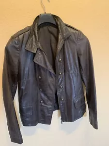 Echt Lederjacke für Damen von Promode, Braun, Größe 38 - Bild 1 von 6