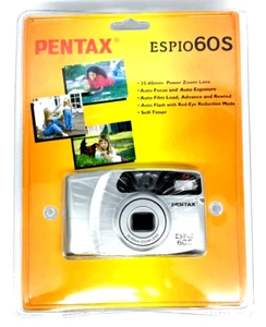 Vintage Pentax Espio60S 35mm Film Camera Bag and Manual New Sealed - Picture 1 of 7