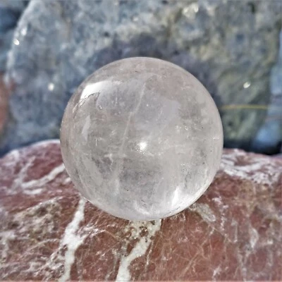 BERGKRISTALL  Kugel Nr9  Sphere Rock Crystal Zen Garten Klarheit der Gefühle  - Bild 1 von 3