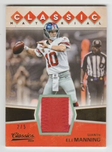 Parche de camiseta ELI MANNING 2016 clásicos de fútbol americano "material clásico" PRIME SP #2/5 - Imagen 1 de 2
