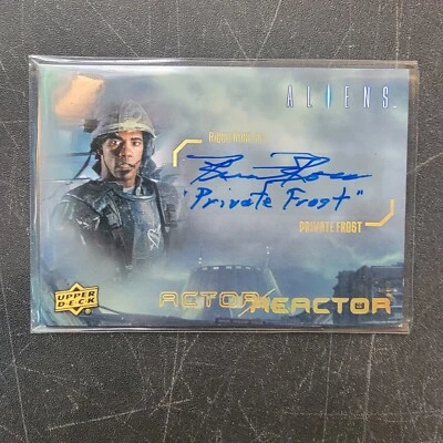 2018 Aliens Actor Reactor Inscriptions Ricco Ross (Private Frost) automático AR-PR Foto 1 de 2