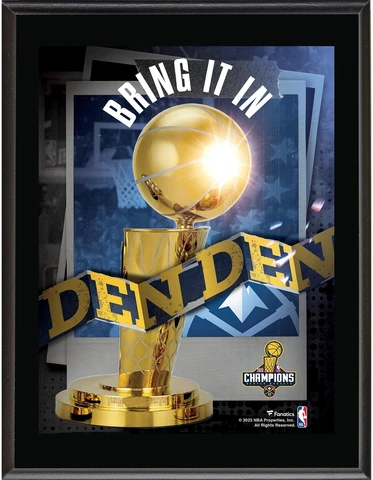 Denver Nuggets 2023 NBA Finals Champions 10.5" x 13" Sublimated Plaque Cover
