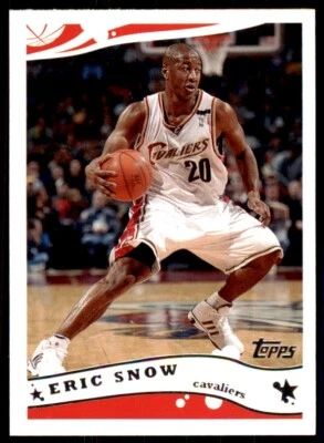 Tarjetas de baloncesto Topps Eric Snow 2005-06 #58 Foto 1 de 2