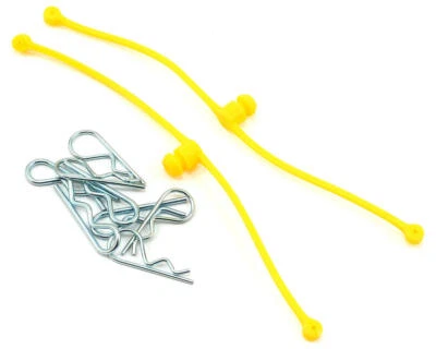 DuBro Body Klip Retainers w/Body Clips (Yellow) [DUB2247] - Image 1 of 2