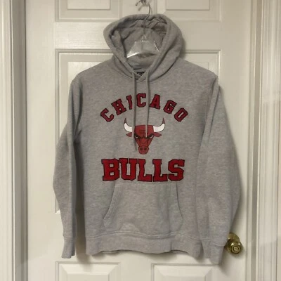 Chicago Bulls NBA Ultra Game Sudadera con Capucha Gris Rojo Para Hombre Talla M Foto 1 de 4