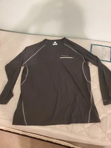Columbia PFG Mens XXL Black Cool Catch Tech Zero Sweat Activated Cooling L/S - Picture 1 of 11