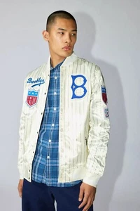 Pro Standard New York Brooklyn Dodgers Classic Satin Full-Snap Jacket Medium - Picture 1 of 5