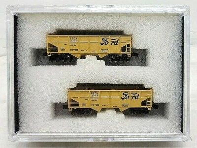 Z Full Throttle FT2047-2 Open 33' Ribside 2-Bay Hoppers 2Car Ford FRDX 2356/2373 - Image 1 of 4