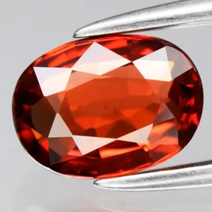 ๐ GLC 1.05ct VVS Oval Natural Reddish Orange Sapphire - Unheated Madagascar Gem - Picture 1 of 11