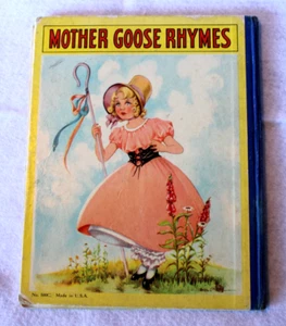 1937 - 1938 ~ Old ~ Mother Goose Rhymes by Watty Piper ~ No. 500C - Platt & Munk - Picture 1 of 10