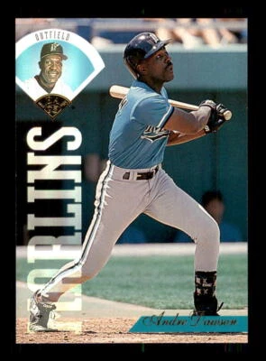 1995 BASEBALL 1995 Leaf Andre Dawson Florida Marlins #316 1 - Image 1 of 2