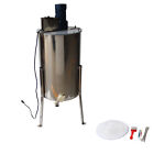 3 Frame Electric Honey Extractor Stainless Steel Beehive Drum Bee 110V Farm New
