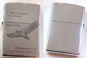 Zippo EAGLE Prototype No.0000 Limited Edition Lighter Dec 2000 Sample FedEx - Picture 1 of 4