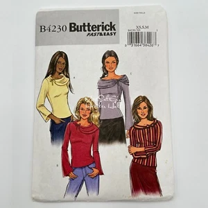 Butterick B4230 Sewing Pattern For Women's Petite Tops XS/S/M - Picture 1 of 4