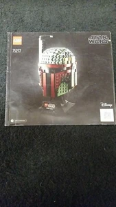2020 DISNEY STAR WARS LEGO BOBA FETT HELMET INSTRUCTION MANUAL 75277 - Picture 1 of 3