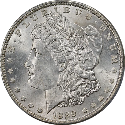 1889-P Morgan Silver Dollar PCGS MS64 Nice Eye Appeal Nice Strike - Image 1 of 4