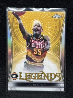 2022-23 Topps Chrome NBL #NBLL-8 Cal Bruton NBL Legends - Image 1 of 2
