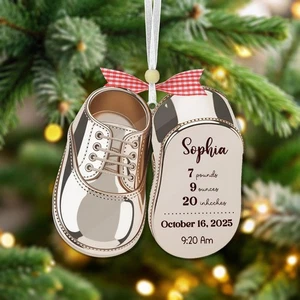 Neugeborene Weihnachtsschmuck Babyparty Geschenk Baby’s First Christmas Acryl Deko - Bild 1 von 9