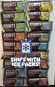 FULL SET OF 18 Pokemon Mini Chocolate Bar Hershey’s Collectible Limited Edition - Picture 1 of 5