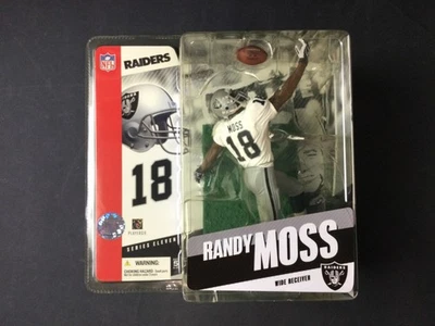 McFarlane Sportspicks NFL Series 11 - Randy Moss - Oakland Raiders WR #18 ¡COMO NUEVO! Foto 1 de 4
