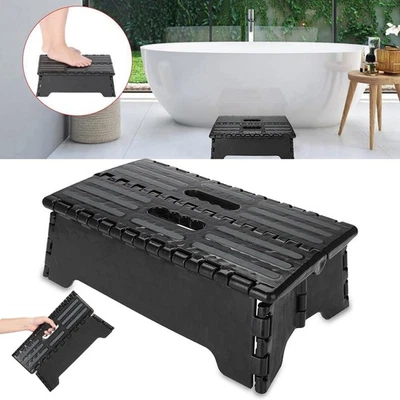 Tritthocker Klappbar, 21.5cm Falthocker, Klapptritt Tragbarer mit Tragegriff - Bild 1 von 4